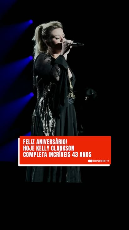 Vencedora da primeira edição do American Idol, Kelly Clarkson completa mais um ano de vida hoje! 🥳

Dona de hits nostálgicos como "Because Of You" e "Stronger", a cantora norte-americana ganhou prêmios como Grammy Awards e MTV Video Music Awards, e foi já reconhecida pela Billboard como a Melhor Artista Feminina do Ano, em 2005.

📻 Ouça esses clássicos pelo rádio ou pelo nosso app "CONECTA FM" - disponível na App Store e Google Play!

#conectafm #kellyclarkson #aniversário