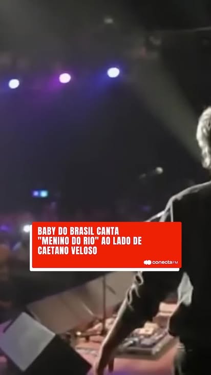 Em 2018, Baby do Brasil emocionou o público ao cantar "Menino do Rio" ao lado de Caetano Veloso. O encontro aconteceu durante a gravação de seu DVD Baby Sucessos. 🌟🎤