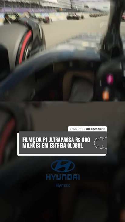 O filme "F1", estrelado por Brad Pitt e dirigido por Joseph Kosinski, arrecadou US$ 144 milhões (cerca de R$ 788 milhões) globalmente em seu fim de semana de estreia.

Esse resultado é a maior abertura de uma produção da Apple nos cinemas, superando as expectativas do mercado.

Post Patrocinado (@hyundaihymax)

#conectafm #carros #f1 #bradpitt