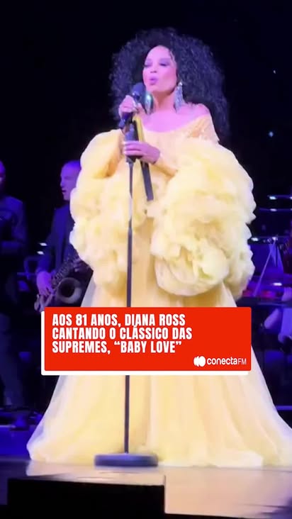 Aos 81 anos, a lendária Diana Ross tem encantado o público em sua turnê no Reino Unido, apresentando clássicos como "Baby Love", das Supremes.

A performance da diva do Motown tem sido aclamada pela crítica especializada.

#conectafm #dianaross