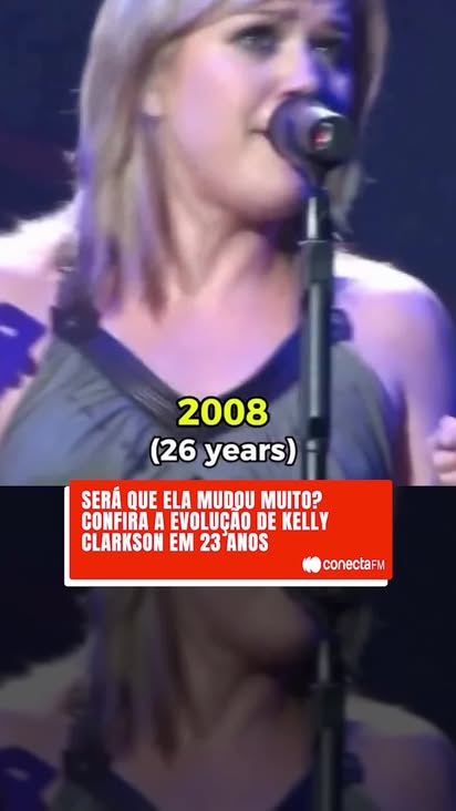 Kelly Clarkson: confira os 23 anos de evolução!

Desde que venceu o American Idol em 2002, a cantora passou por uma trajetória cheia de fases: estrela do pop/rock com hits como “Since U Been Gone” e “Because of You”. 

Hoje, brilha na TV como apresentadora. A transformação ao longo desses anos foi completa — no som, na carreira e no visual. 

#ConectaFM #KellyClarkson #mudança #evolução