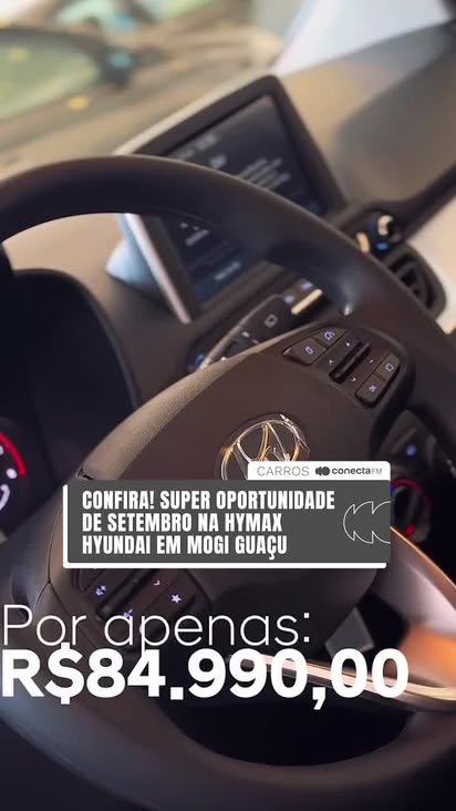 Chegou a hora de sair de carro novo! 🥳

O HB20 Comfort 2025/2029 está com preço especial:

💰 de R$94.590 por apenas R$84.990
✅ Emplacamento + IPVA 2025 já pagos!

📞 (19) 3851-5050
📍 Av. Brasil, 4615 - Mogi Guaçu/SP
🌐 hymaxveiculos.com.br

⚠️ Oferta válida até 01/10/2025 ou enquanto durar o estoque (cor sólida preta).