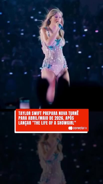Taylor Swift já tem data para voltar aos palcos! 🤩

A próxima turnê da loirinha começa entre abril e maio de 2026, mas, para a gente não morrer de saudade, o novo álbum “The Life of a Showgirl” chega em 3 de outubro.

#conectafm #taylorswift #show