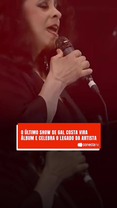 Uma estrela que brilha para sempre! ✨

Para matar a saudade e celebrar um legado eterno, o último show de Gal Costa, no Coala Festival de 2022, acaba de virar um álbum ao vivo!

Intitulado “As Várias Pontas de uma Estrela (Ao Vivo no Coala)”, o projeto da Biscoito Fino nos presenteia com a voz inconfundível da artista em clássicos como “Baby”, “Divino Maravilhoso” e parcerias icônicas com Rubel e Tim Bernardes.

A diva se foi, mas a sua arte segue viva, pulsando em cada nota. 🖤

📹 @galcosta

#conectafm #galcosta