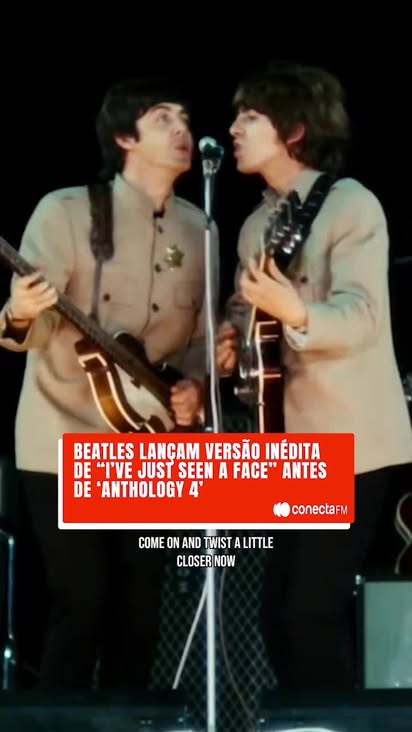 Os Beatles acabaram de presentear o mundo com uma prévia especial do "Anthology 4": a versão inédita de "I've Just Seen a Face (Take 3)", gravada lá em 1965, no Studio Two de Abbey Road! 🤩
Esta é a chance de ouvir o Fab Four em seu estado mais bruto e divertido. O take começa com John Lennon em um momento de puro bom humor, brincando que o cantor Lonnie Donegan "vai se arrepender de não cantar essa", antes de errar a própria entrada na música. 🤣
É um vislumbre autêntico do processo de criação do clássico de Help!.
📹 @thebeatles
#conectafm #thebeatles #lançamento #help!