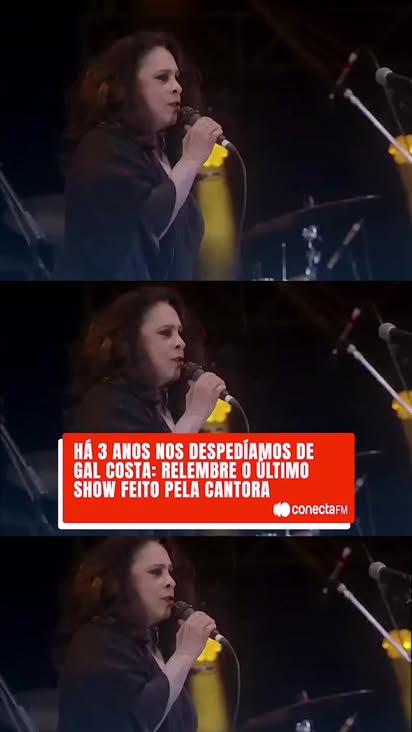 🖤 Saudade Eterna: há 3 anos sem a voz de Gal Costa 🌟

Novembro sempre traz a memória de Gal Costa, um dos maiores ícones da MPB. 💔

Há 3 anos (no último dia 9), a voz da cantora nos deixava, mas seu legado de ousadia e sua arte seguem imutáveis e divinamente maravilhosas.

🎤 Recordar é viver: Sua última performance no palco foi no Coala Festival, poucas semanas antes de sua partida, em setembro daquele ano. Um adeus inesquecível que a eternizou em sua forma mais vibrante.

Qual música de Gal Costa te toca mais fundo? Deixe sua homenagem nos comentários! 👇

📹: Biscoito Fino / Gal Costa (YouTube)

#conectafm #galcosta