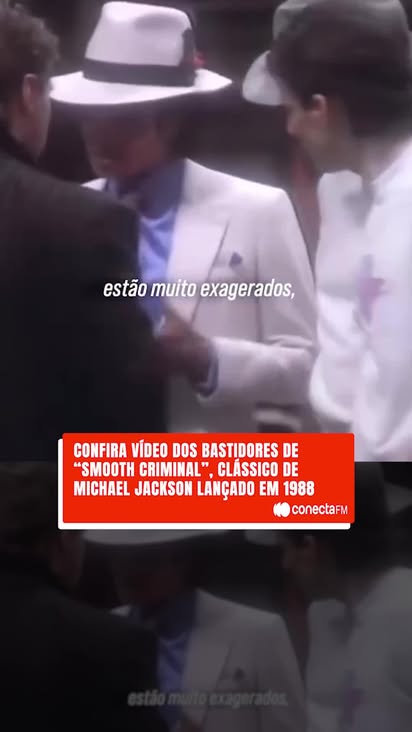 Lançada em 1988, "Smooth Criminal" não é apenas uma música, é um dos momentos mais emblemáticos da carreira de Michael Jackson.

E transformar esse clássico em um videoclipe exigiu um nível de perfeccionismo e criatividade que só o Rei do Pop entregava.

Aquele movimento que desafia a gravidade? Aquele estilo imortal? Veja este registro raro dos bastidores!

É fascinante ver como a técnica e a visão de Michael Jackson tomaram forma para criar uma das performances mais marcantes da história da música. 🕴️🔥

📹: filmsbratz (X)

#conectafm #michaeljackson #smoothcriminal