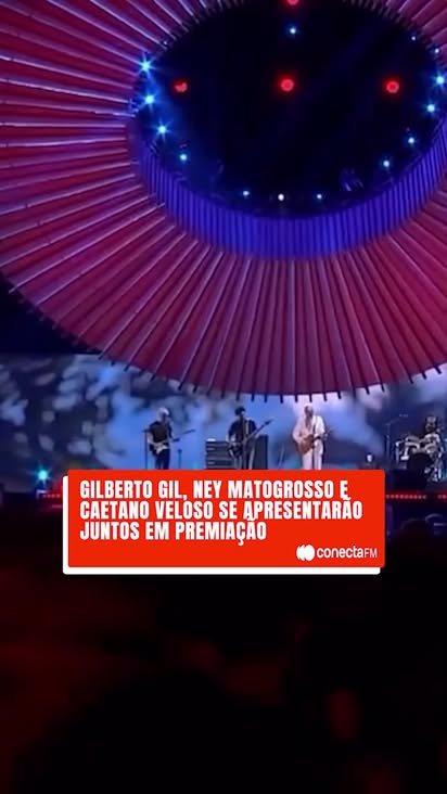 No dia 9 de dezembro, o Rio de Janeiro será palco de um momento inesquecível.

Gilberto Gil receberá o Prêmio Especial do Ano, uma honraria que celebra o seu legado que atravessa décadas de música brasileira.

A noite será coroada com uma performance inédita e RARÍSSIMA: Gil se une a Ney Matogrosso e Caetano Veloso no palco!

É o reconhecimento merecido de uma trajetória marcada pela aclamada turnê "Tempo Rei", que une todas as gerações. 😍

📹: Reprodução

#conectafm #premiomultishow #gilbertogil #neymatogrosso #caetanoveloso