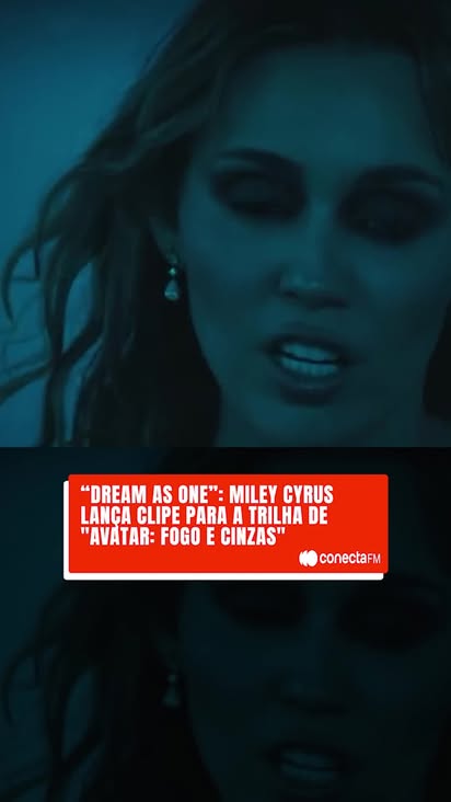 MILEY CYRUS NA TRILHA DE AVATAR! 🎬

A nossa rainha pop lançou o clipe de “Dream As One”, faixa exclusiva para o novo filme “Avatar: Fogo e Cinzas”! 🎶

A música promete embalar a aventura em Pandora, que chega aos cinemas em 19 de dezembro.

📹: Reprodução

#conectafm #mileycyrus #lançamento #avatar
