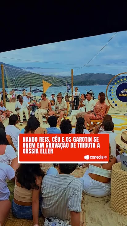 O Segundo Sol chegou em Maresias! ☀️🔥

O Corona Luau MTV 2025 foi um daqueles momentos em que a música e a natureza se alinham. Sob o comando de Sarah Oliveira, Cássia Eller foi celebrada com um time de peso: Nando Reis, Céu e Os Garotin.

Dos clássicos emocionantes como "All Star" ao balanço irresistível de "Meu Mundo Ficaria Completo", cada segundo foi uma declaração de amor à Cássia.

E sim, ela mandou o Sol de presente para iluminar esse dia inesquecível! 🤘💙

📹: Reprodução

#conectafm #cassiaeller #nandoreis #céu #osgarotin