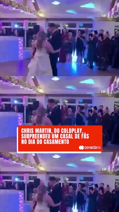 Imagine planejar um vídeo de felicitações e receber o CHRIS MARTIN ao vivo no seu casamento! 😱💍

Foi exatamente o que aconteceu com Abbie e James, em Rugeley, na Inglaterra. A mãe do noivo só queria um "alô" gravado, mas o vocalista do Coldplay decidiu que um vídeo era pouco: ele pegou um helicóptero, colocou um gorro e apareceu de surpresa para tocar "ALL MY LOVE" na primeira dança do casal! 🚁🎶

Os convidados demoraram a acreditar que era ele ali, sentado ao piano, garantindo que o dia fosse inesquecível.

Chris abraçou os noivos, sentiu a energia e saiu discretamente, deixando uma história que vai ser contada por gerações.

Isso que é elevar o nível de "convidado de honra", hein? ❤️

📹: Reprodução

#conectafm #chrismartin #casamento