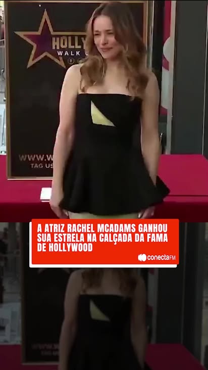 O brilho de Hollywood agora tem um novo endereço fixo! ⭐️✨

Em uma cerimônia emocionante neste dia 20 de janeiro de 2026, Rachel McAdams recebeu sua merecida estrela na Calçada da Fama.

De romances que nos fizeram chorar a comédias que viraram cultura pop, Rachel construiu uma carreira impecável, sempre com aquela entrega e carisma que só ela tem.

Uma trajetória que agora está eternizada no chão de Hollywood, mas que já morava no nosso coração há muito tempo.🎬❤️

📹: Reprodução

#conectafm #hollywood #rachelmcadams