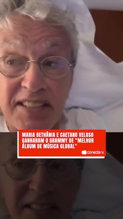 QUE MOMENTO! 🌟 
Caetano Veloso e Maria Bethânia conquistaram o Grammy de Melhor Álbum de Música Global com “Caetano e Bethânia Ao Vivo”. 
O prêmio marca a primeira vitória de Bethânia na premiação e celebra o retorno de Caetano ao palco do Grammy, 25 anos após vencer com “Livro”. 🎶🏆